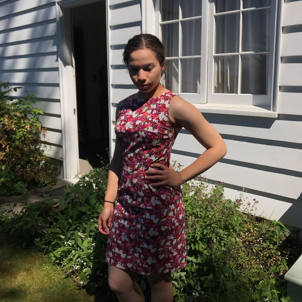 Floral midi dress